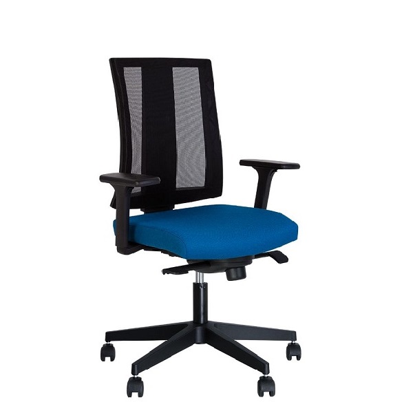 Крісло офісне з сіткою Навіго R Net Black