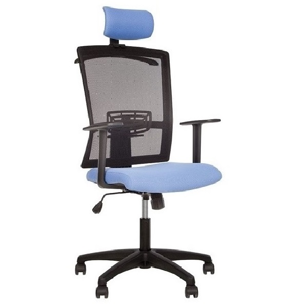 Крісло офісне з сіткою Стіло R HR Black