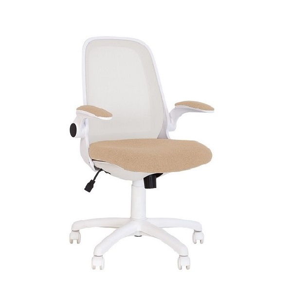 Крісло з сіткою Глорі GTP White